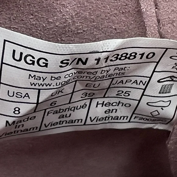 Ugg Womens Scape Trainer 1138810 Pink Leather Lace Up Activewear Sneaker 8 NEW - Picture 12 of 12